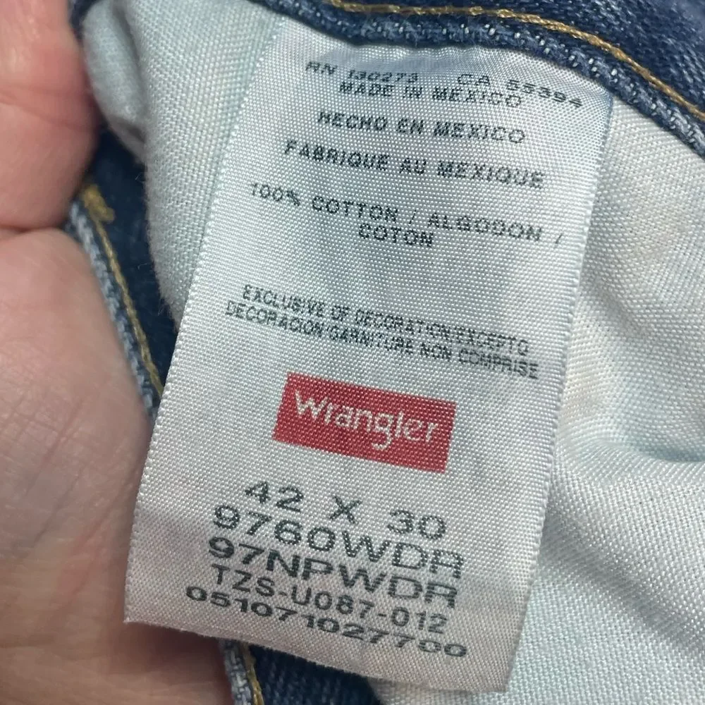 5 for $25🔥Wrangler Bootcut Denim Jeans Size 42X30‎